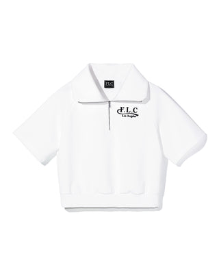 [FLC] FLC ESSENTIAL HALF ZIP PULLOVER (White)