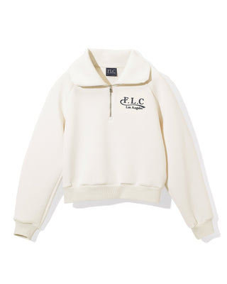 [FLC] FLC ESSENTIAL QUARTER ZIP PULLOVER (Cream)