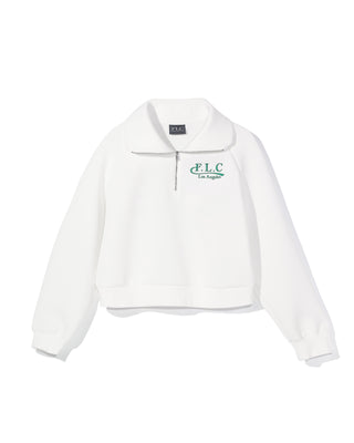 [FLC] FLC ESSENTIAL QUARTER ZIP PULLOVER (Ivory)