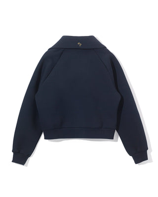 [FLC] FLC ESSENTIAL QUARTER ZIP PULLOVER (Navy)