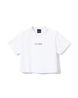 [FLC] F.L.CLUB CROPPED T-SHIRT (White)
