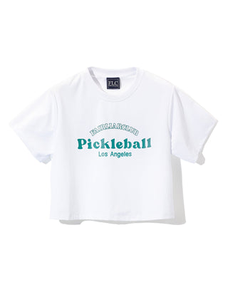[FLC] PICKLEBALL CROPPED T-SHIRT (White)