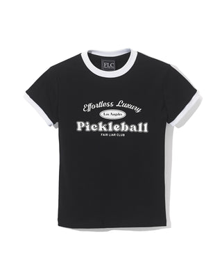 [FLC] PICKLEBALL SLIM T-SHIRT (Black)