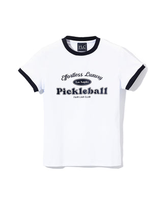 [FLC] PICKLEBALL SLIM T-SHIRT (White)