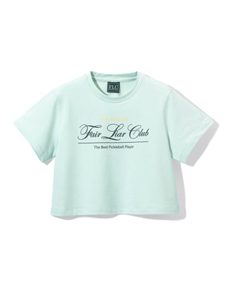 [FLC] FAIRLIAR CLUB CROPPED T-SHIRT (Mint)