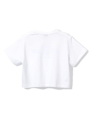 [FLC] FAIRLIAR CLUB CROPPED T-SHIRT (White)