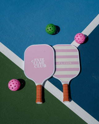 [FLC] STRIPE PICKLEBALL PADDLE SET (Pink)