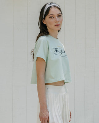 [FLC] FAIRLIAR CLUB CROPPED T-SHIRT (Mint)