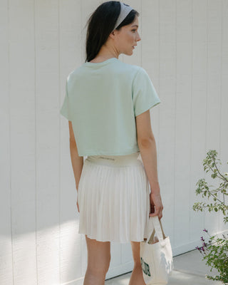 [FLC] FAIRLIAR CLUB CROPPED T-SHIRT (Mint)