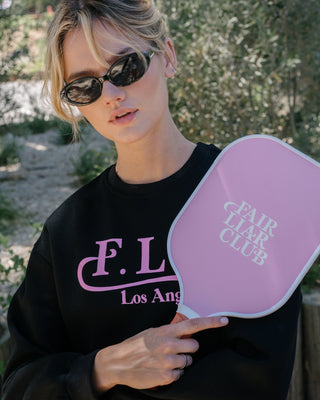 [FLC] FLC ESSENTIAL CROPPED SWEATSHRITS (Black)