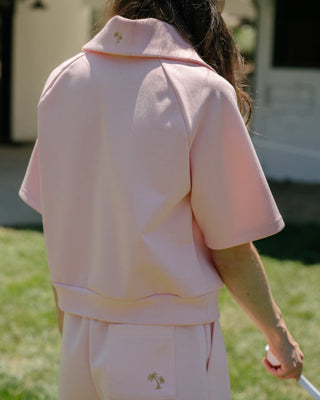 [FLC] FLC ESSENTIAL HALF ZIP PULLOVER (Pink)