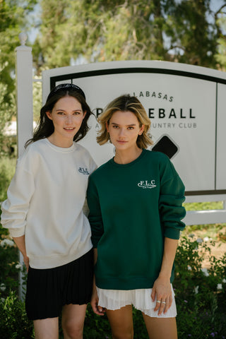 [FLC] FLC ESSENTIAL CREWNECK SWEATSHIRTS (Dark Green)