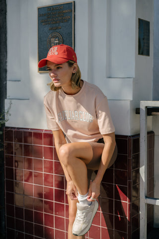 [FLC] F.L.CLUB IVY T-SHIRT (Salmon)