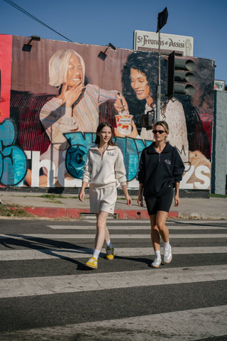[FLC] FLC ESSENTIAL QUARTER ZIP PULLOVER (Cream)