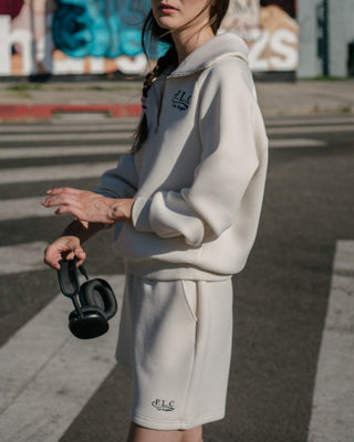 [FLC] FLC ESSENTIAL GYM SHORTS (Ivory)