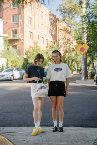 [FLC] CRACK HALF SWEATSHIRTS (White)