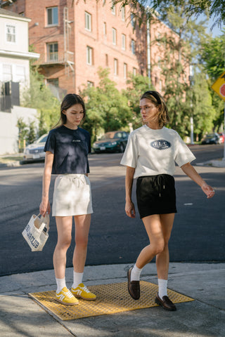 [FLC] CRACK HALF SWEATSHIRTS (White)
