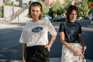 [FLC] F.L.CLUB CROPPED T-SHIRT (Navy)