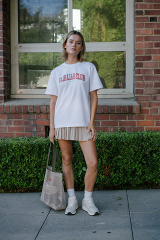 [FLC] F.L.CLUB IVY T-SHIRT (White)