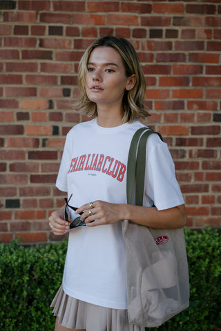 [FLC] F.L.CLUB IVY T-SHIRT (White)