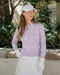 Fair Liar Detachable Collar Ribbon knit - Lavender