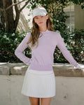 Fair Liar Detachable Collar Ribbon knit - Lavender