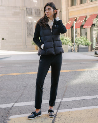 Knitted puffer Jacket (Black)