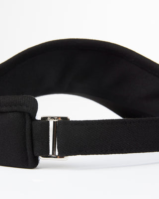 Fair Liar Leather Ribbon Visor (Black)