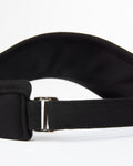 Fair Liar Leather Ribbon Visor - Black