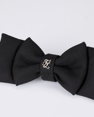 Detachable back ribbon visor (Black)