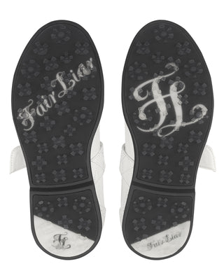 Pearl Mary Jane golf shoes (White)