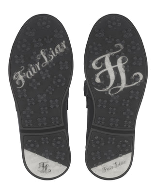 Frill Ribbon Golf Shoes (Black)