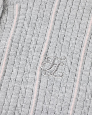 Fair Liar Multi Color Cable cardigan (Grey)