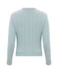 Fair Liar Multi Color Cable cardigan - Mint