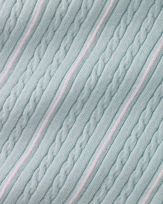 Fair Liar Multi Color Cable cardigan (Mint)