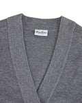 Loose fit V-neck cardigan - Grey