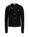 Big Ribbon Point Cardigan - Black