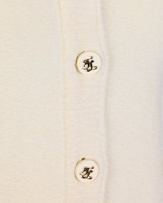 Big Ribbon Point Cardigan (Cream)