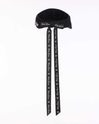 Side logo wide Ribbon visor (Black)