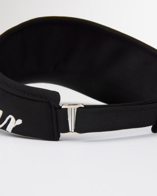 Side logo wide Ribbon visor (Black)
