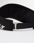 Side logo wide Ribbon visor - Black