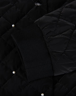 Pearl quilted jumper (Black)
