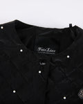 Pearl quilted jumper - Black