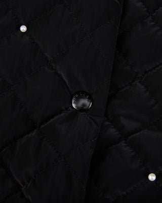 Pearl quilted jumper (Black)