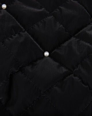 Pearl quilted jumper (Black)