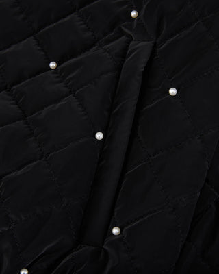Pearl quilted jumper (Black)