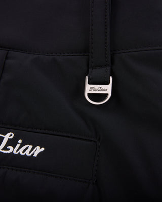 Padded flare Mid Length skirt (Black)