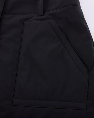 Padded flare Mid Length skirt (Black)