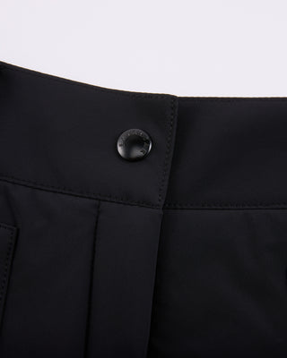 Padded flare Mid Length skirt (Black)
