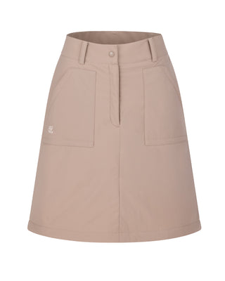 Padded flare Mid Length skirt (Cocoa)